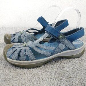 Keen Rose Sandal Womens Size 8 Hiking Sandals Blue Slingback Shoes